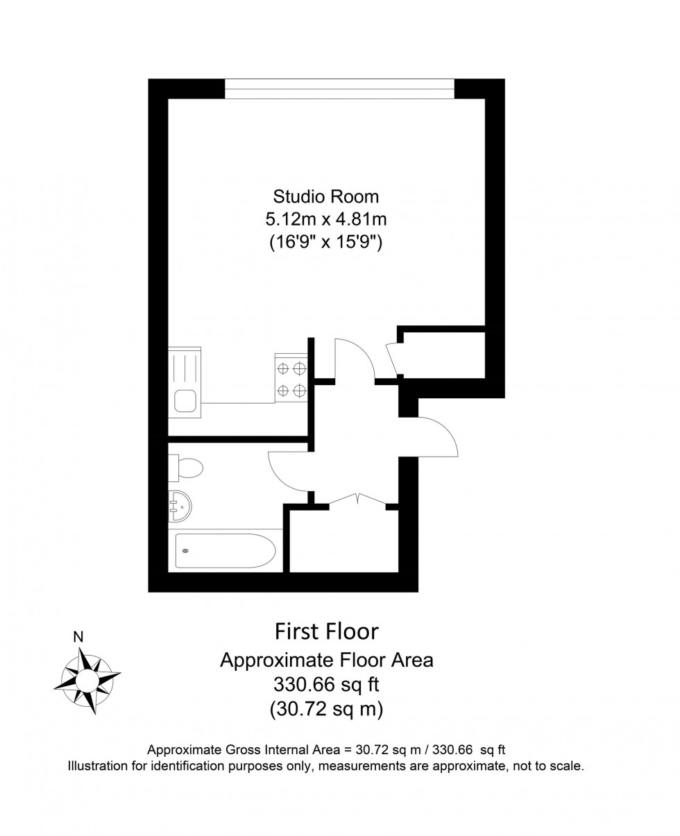 Floorplan for Eleanor Close, Lewes, BN7