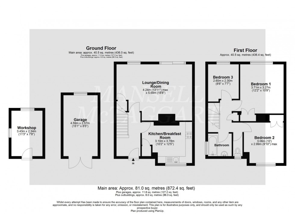 Floorplan for The Meadow, Copthorne, RH10