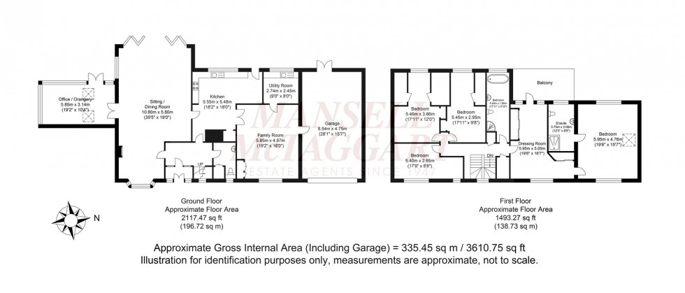 Floorplan for Thornden, Cowfold, RH13
