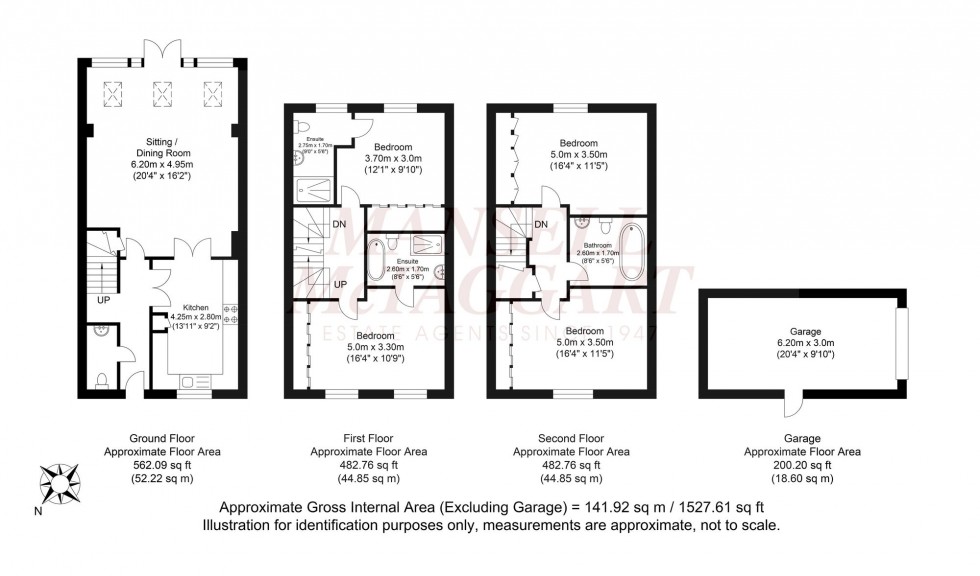 Floorplan for Ellis Road, Broadbridge Heath, RH12