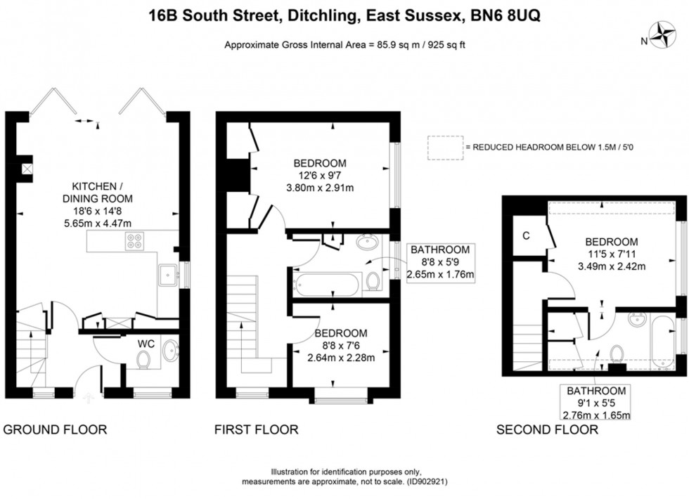 Floorplan for South Street, Ditchling, BN6