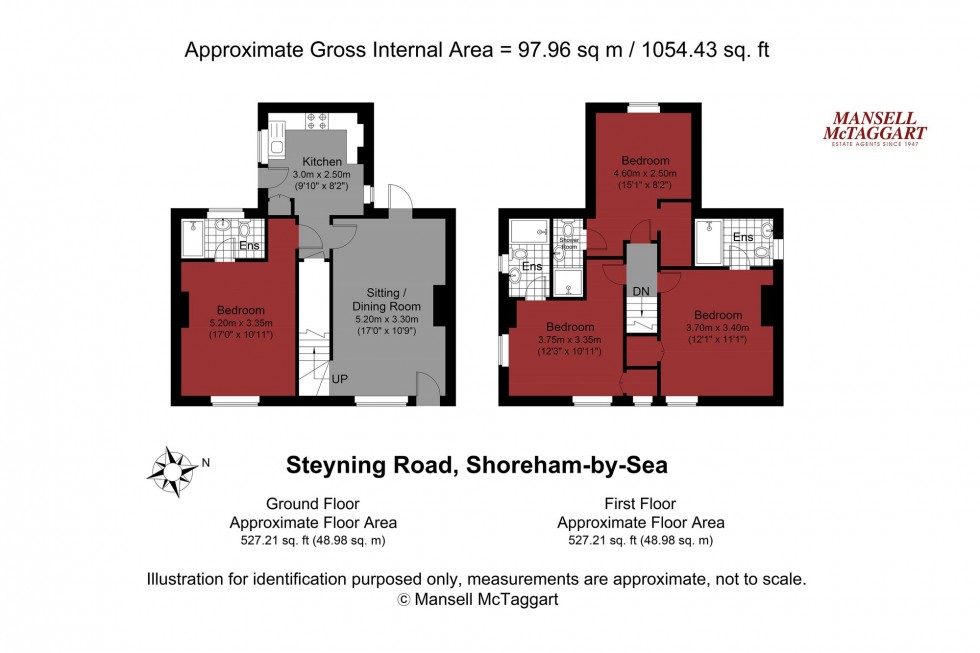 Floorplan for Steyning Road, Shoreham-By-Sea, BN43