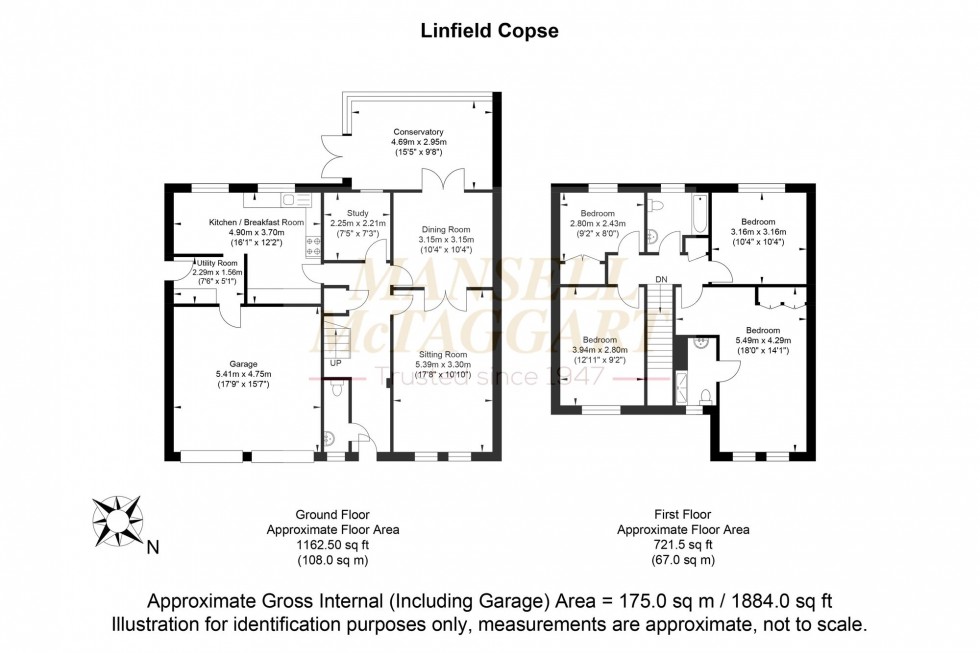 Floorplan for Linfield Copse, Thakeham, RH20