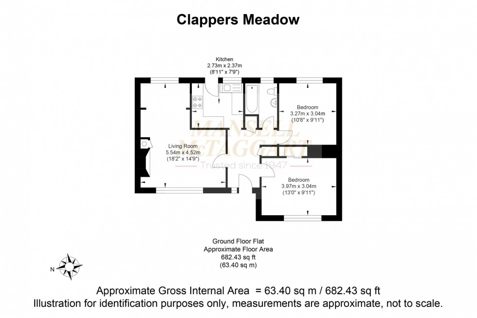 Floorplan for Clappers Meadow, Alfold, GU6
