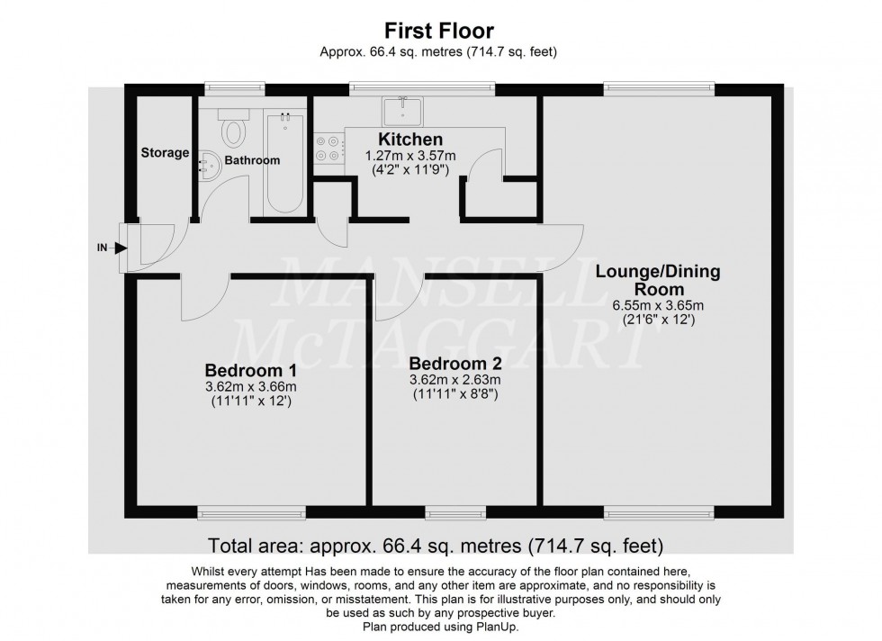Floorplan for Ashburnham Road, Crawley, RH10
