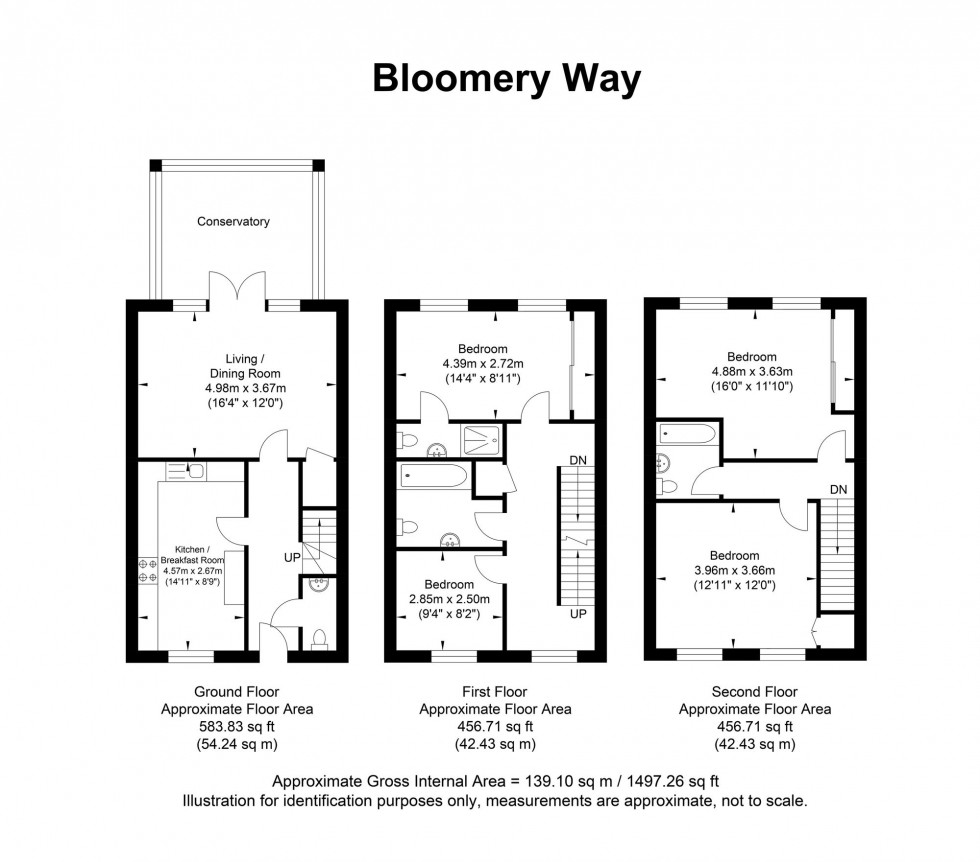 Floorplan for Bloomery Way, Maresfield, TN22
