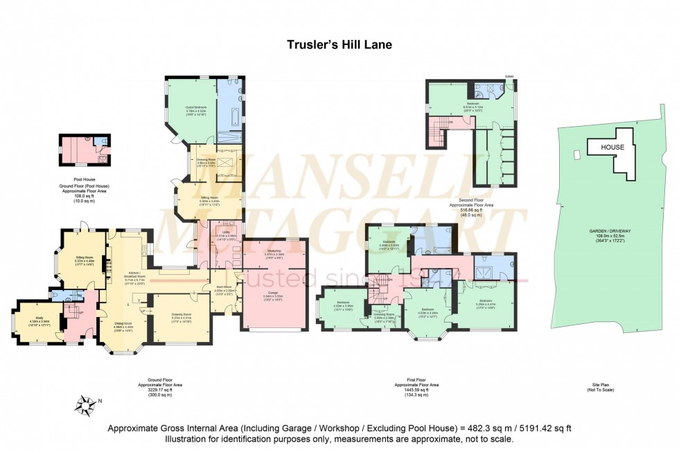 Floorplan for Truslers Hill Lane, Albourne, BN6