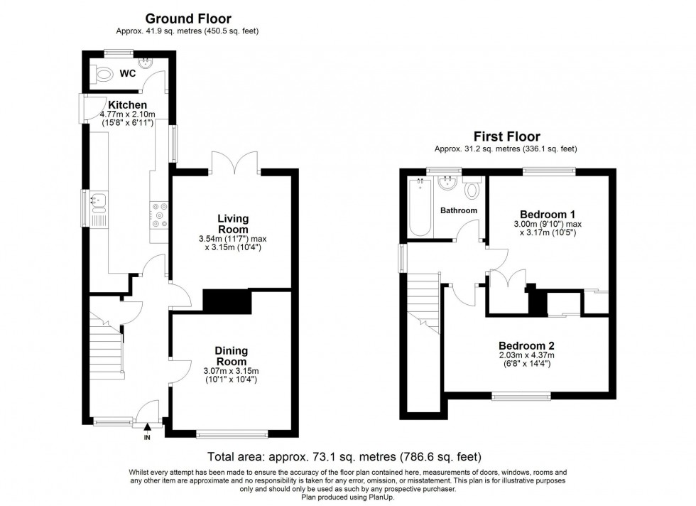 Floorplan for Chapel Lane, Ashurst Wood, RH19