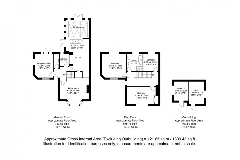 Floorplan for Mount Harry Road, Lewes, BN7