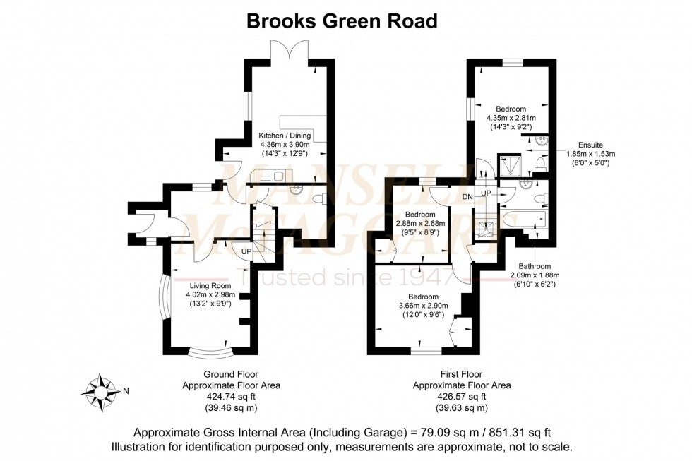 Floorplan for Brooks Green Road, Coolham, RH13