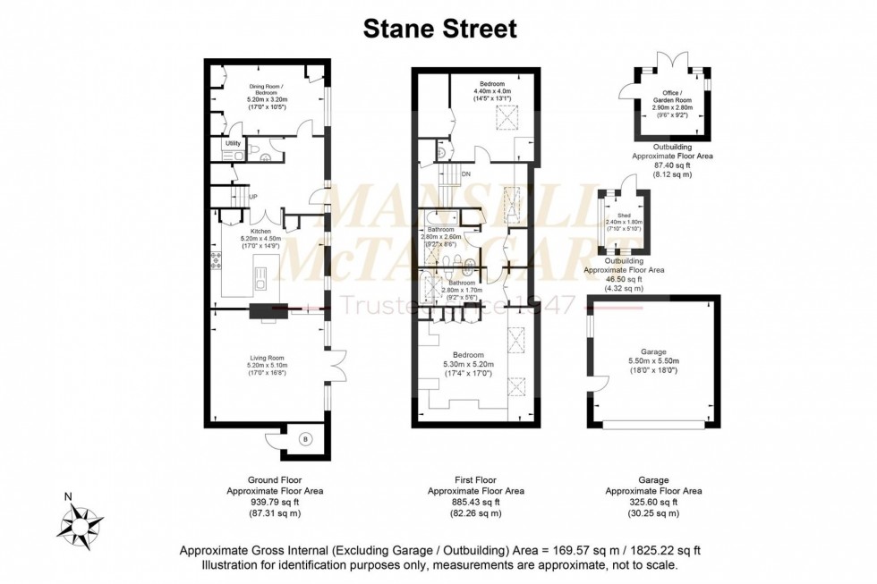 Floorplan for Stane Street, North Heath, RH20