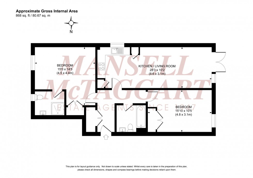 Floorplan for Victoria Road, Isabelle House, RH15
