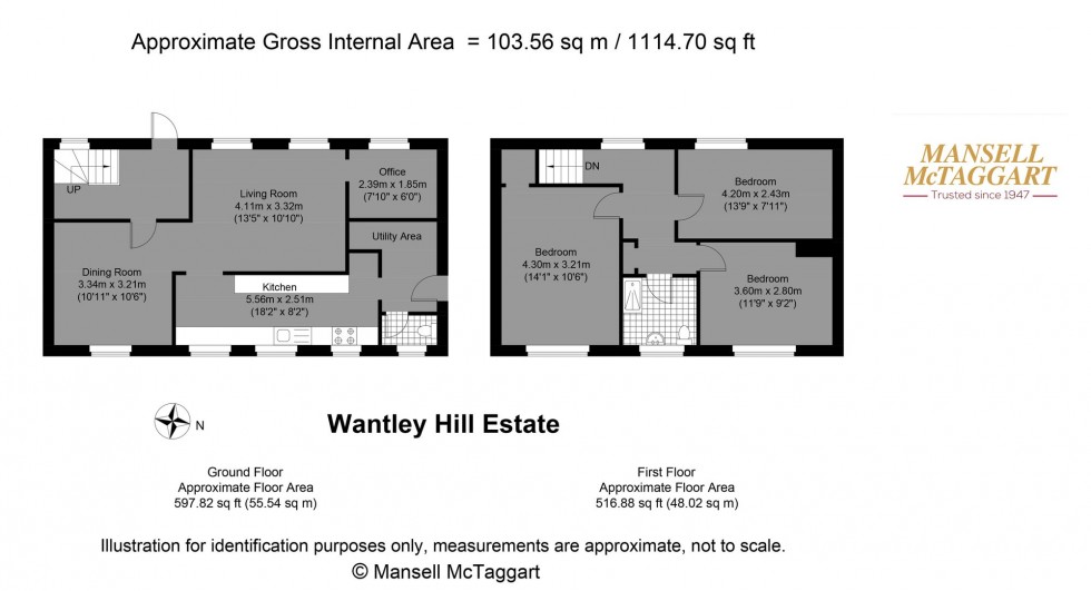 Floorplan for Wantley Hill Estate, Henfield, BN5