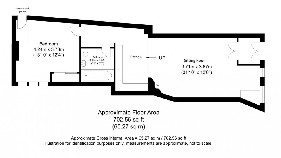 Floorplan for 191 High Street, Lewes, BN7