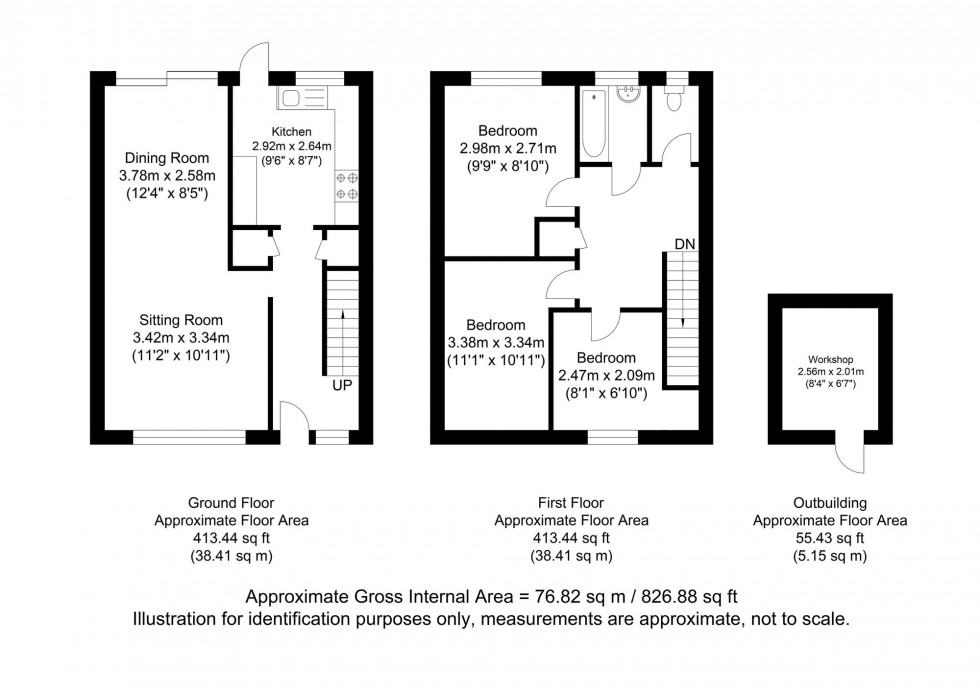 Floorplan for Broyle Close, Ringmer, BN8
