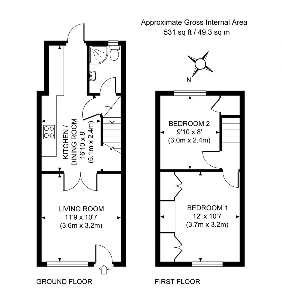 Floorplan for Lower Church Road, Burgess Hill, RH15
