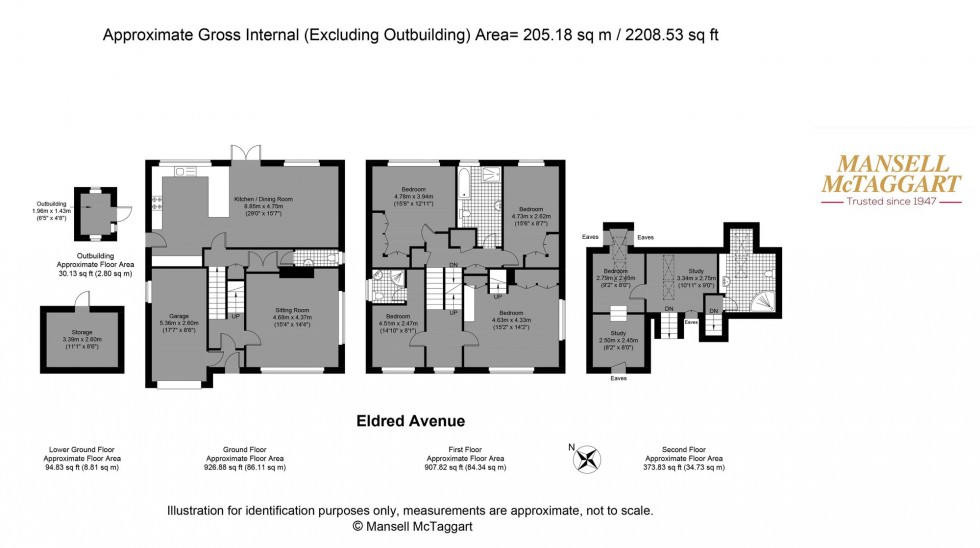 Floorplan for Eldred Avenue, Brighton, BN1