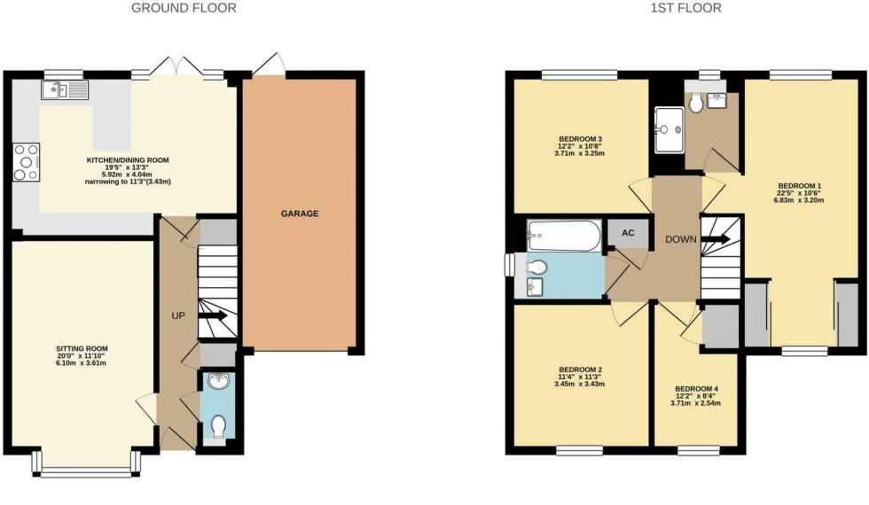 Floorplan for Gatesmead, Haywards Heath, RH16