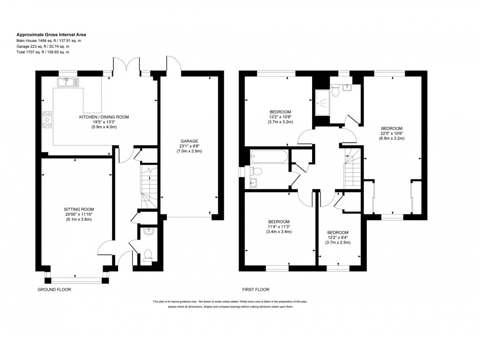 Floorplan for Gatesmead, Haywards Heath, RH16