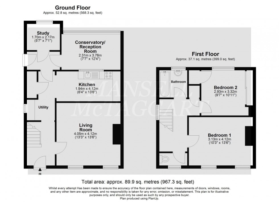 Floorplan for Meadowlands, Crawley, RH11