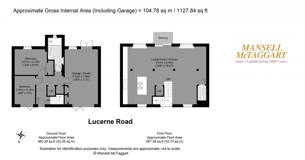 Floorplan for Lucerne Road, Brighton, BN1