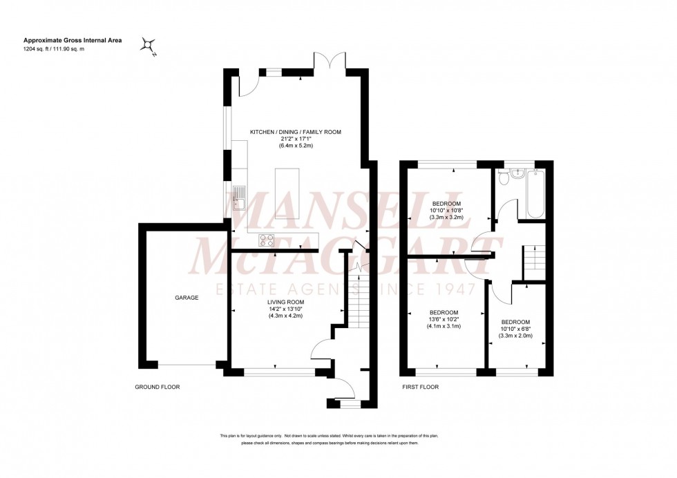 Floorplan for Orchard Road, Burgess Hill, RH15