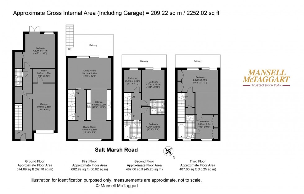 Floorplan for Salt Marsh Road, Shoreham-By-Sea, BN43