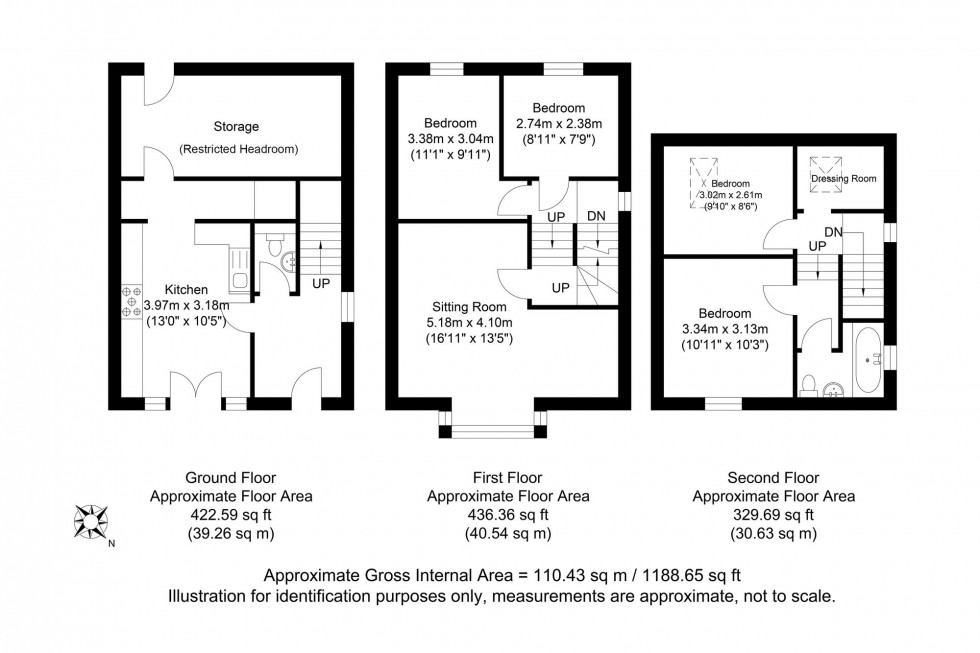 Floorplan for Foundry Lane, Lewes, BN7