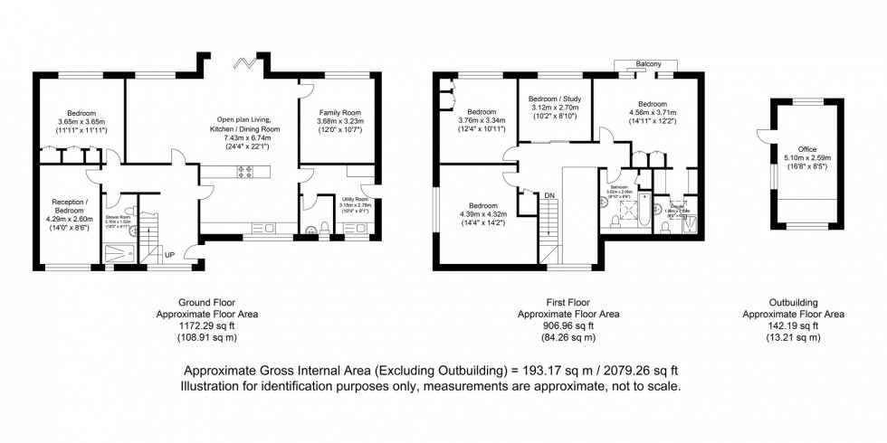 Floorplan for Gundreda Road, Lewes, BN7