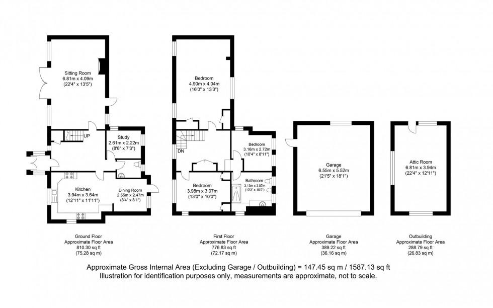 Floorplan for Norlington Lane, Ringmer, BN8