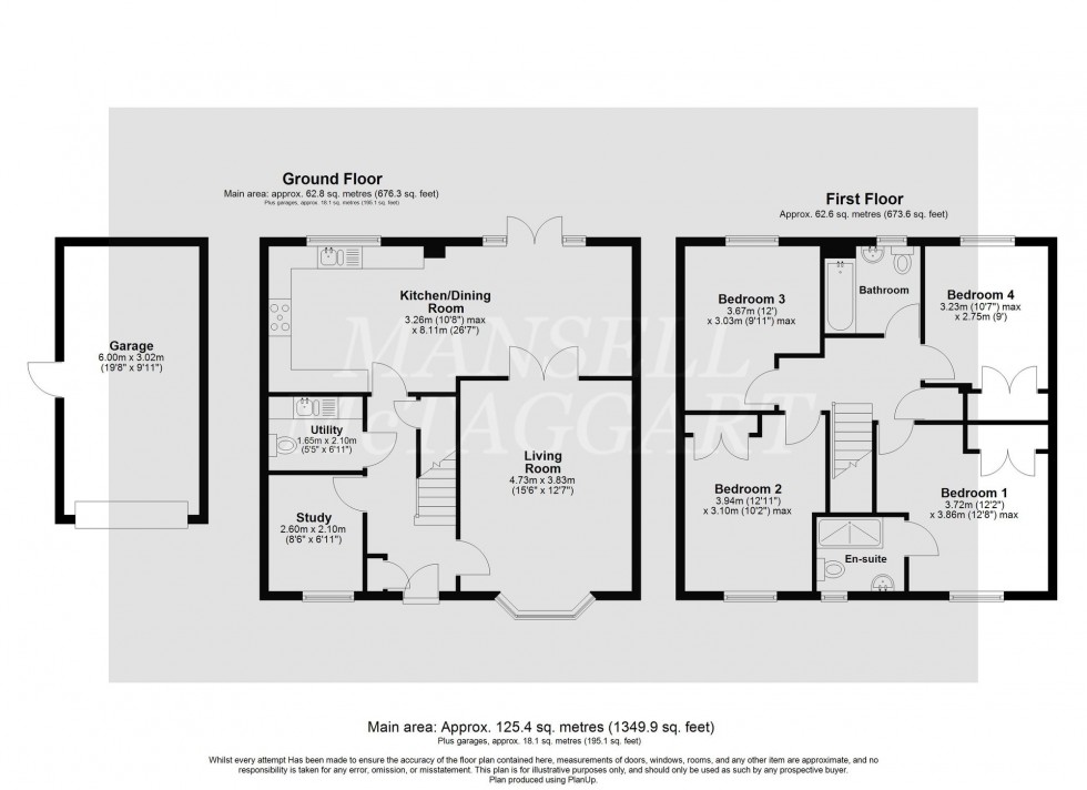 Floorplan for Mitchell Gardens, Copthorne, RH10