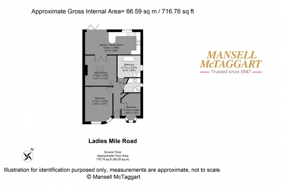 Floorplan for Ladies Mile Road, Brighton, BN1