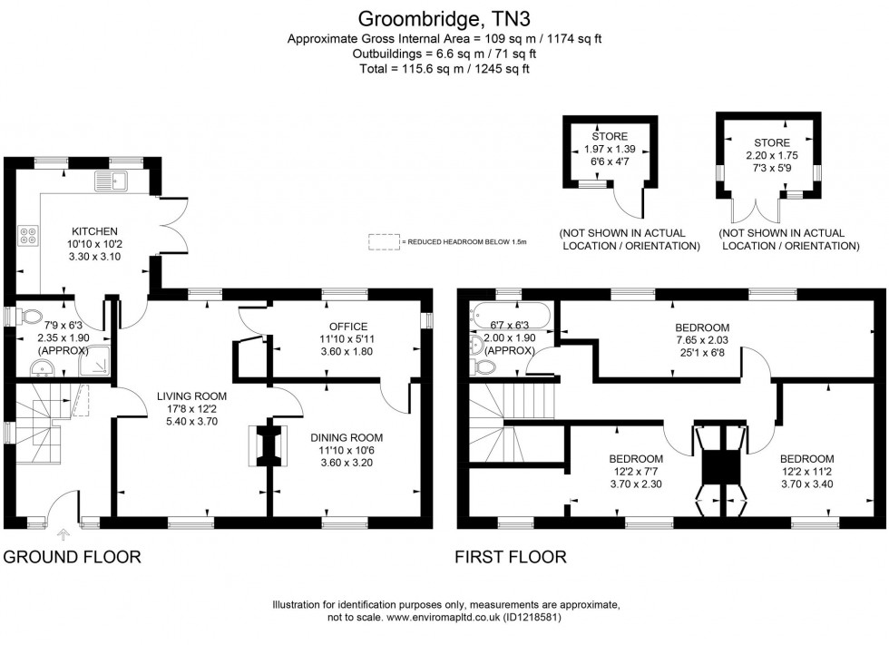 Floorplan for Cherry Gardens Hill, Groombridge, TN3