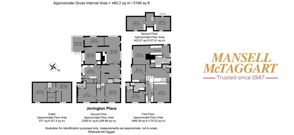 Floorplan for Jevington Road, Polegate, BN26