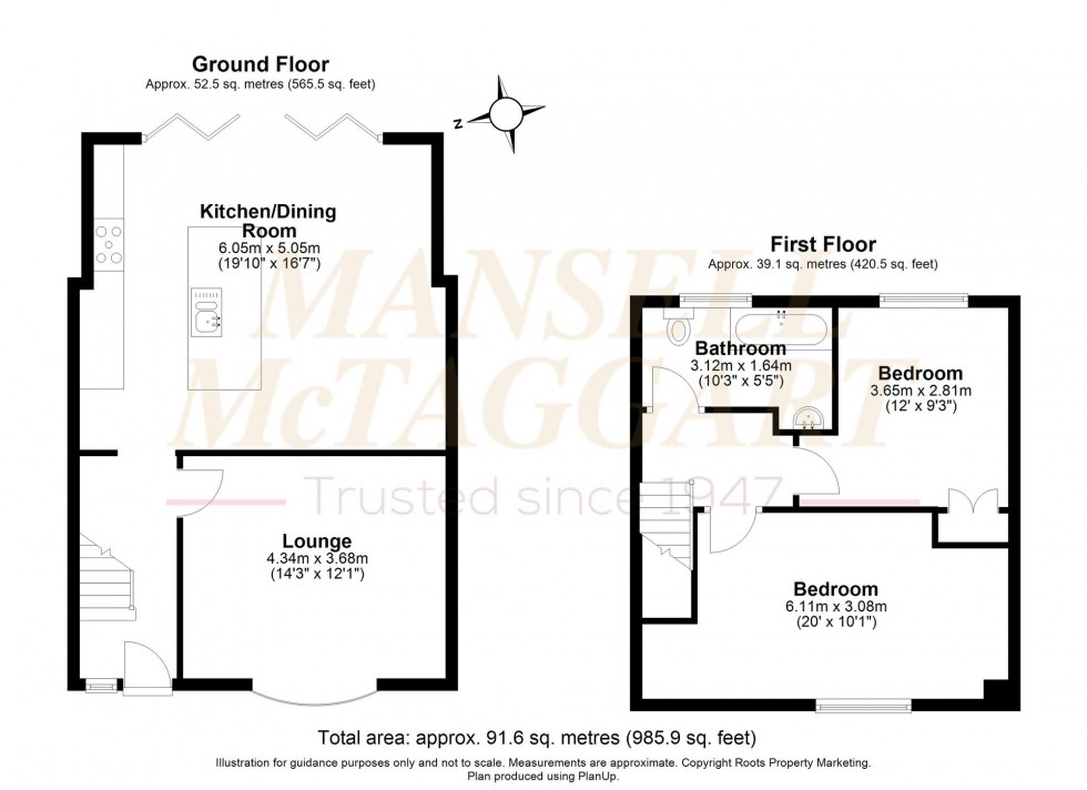 Floorplan for South Rough, Newick, BN8