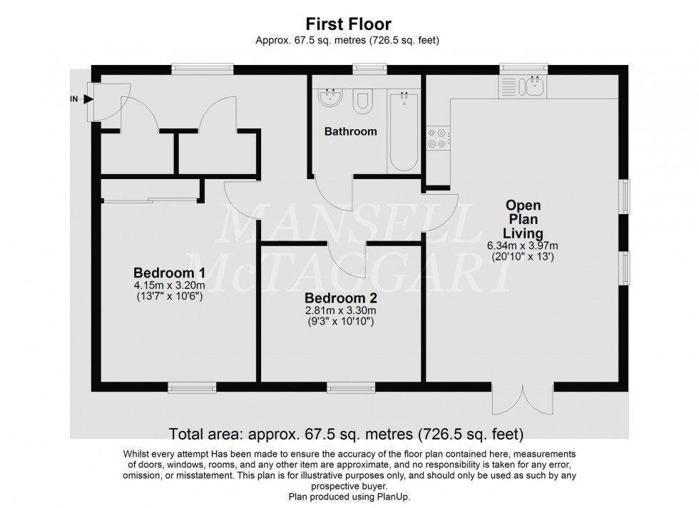 Floorplan for Forge Road, Crawley, RH10