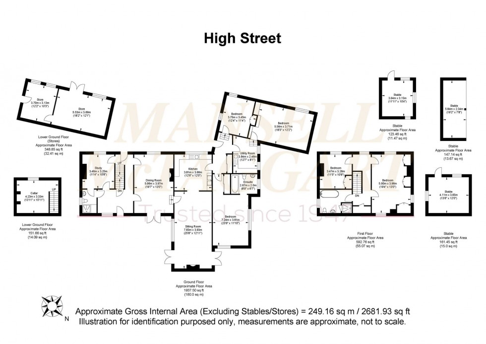 Floorplan for High Street, Loxwood, RH14