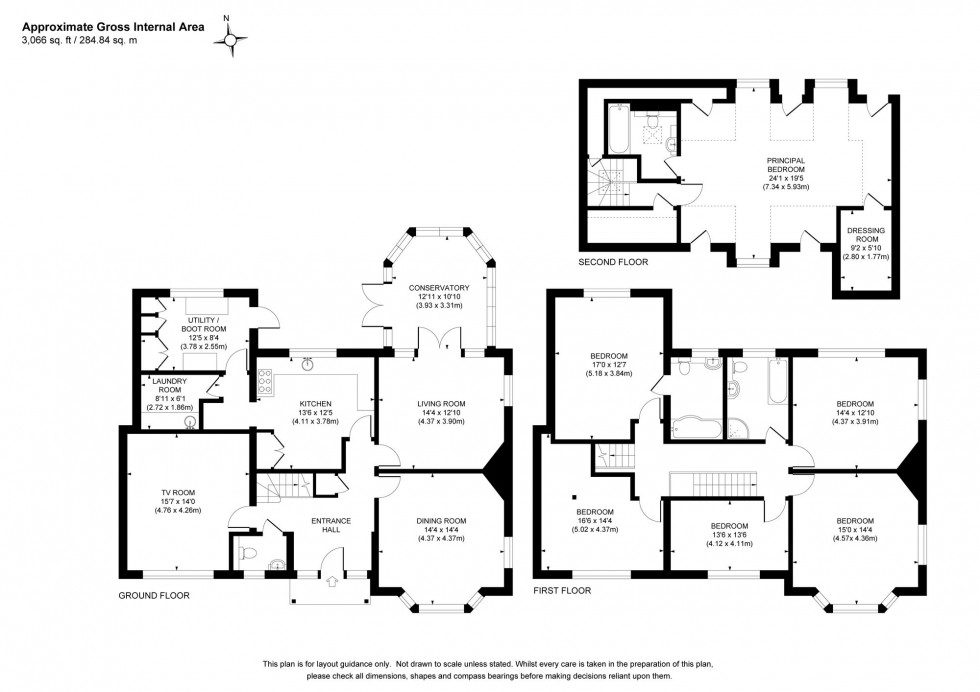 Floorplan for 13 Oathall Avenue, Haywards Heath, RH16