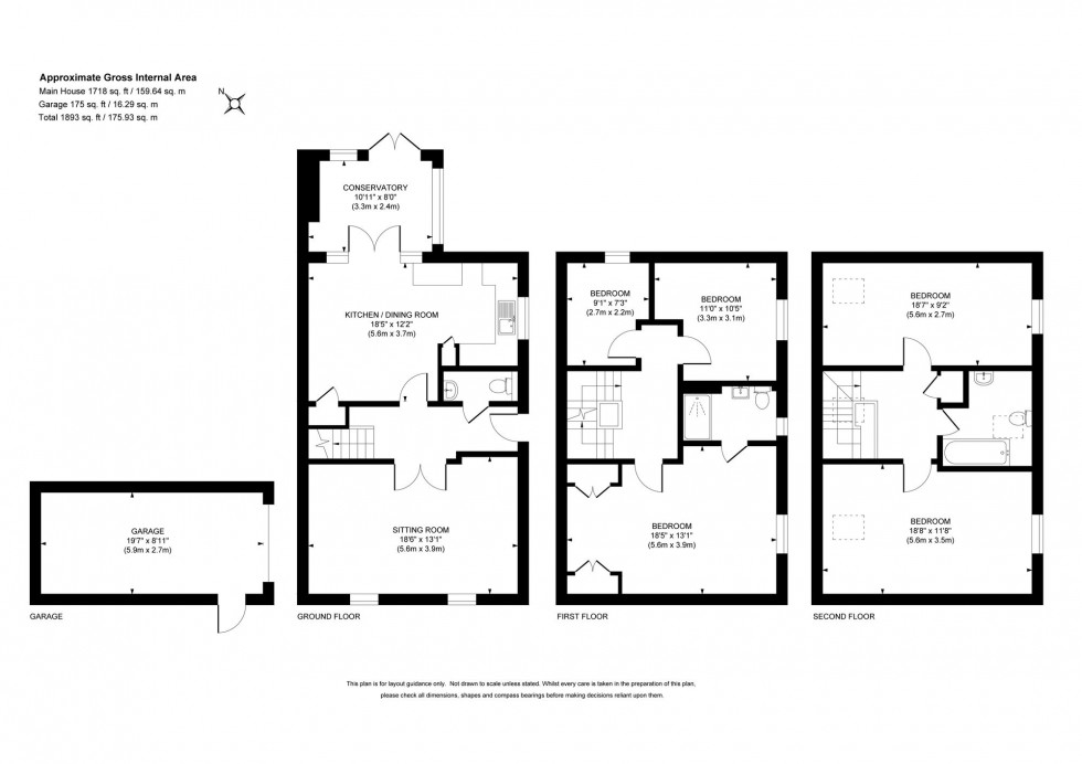 Floorplan for Isewoods Way, Haywards Heath, RH16