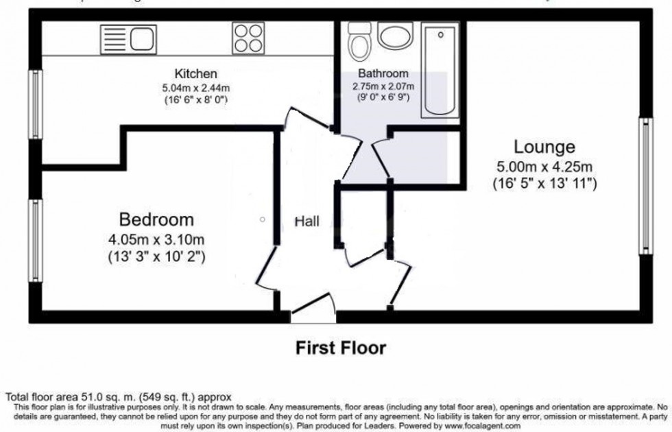 Floorplan for Perrymount Road, Clair Court Perrymount Road, RH16