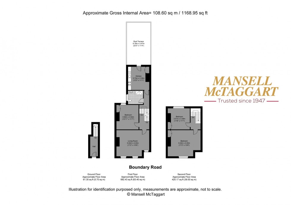 Floorplan for Boundary Road, Hove, BN3
