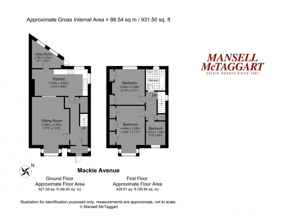 Floorplan for Mackie Avenue, Brighton, BN1