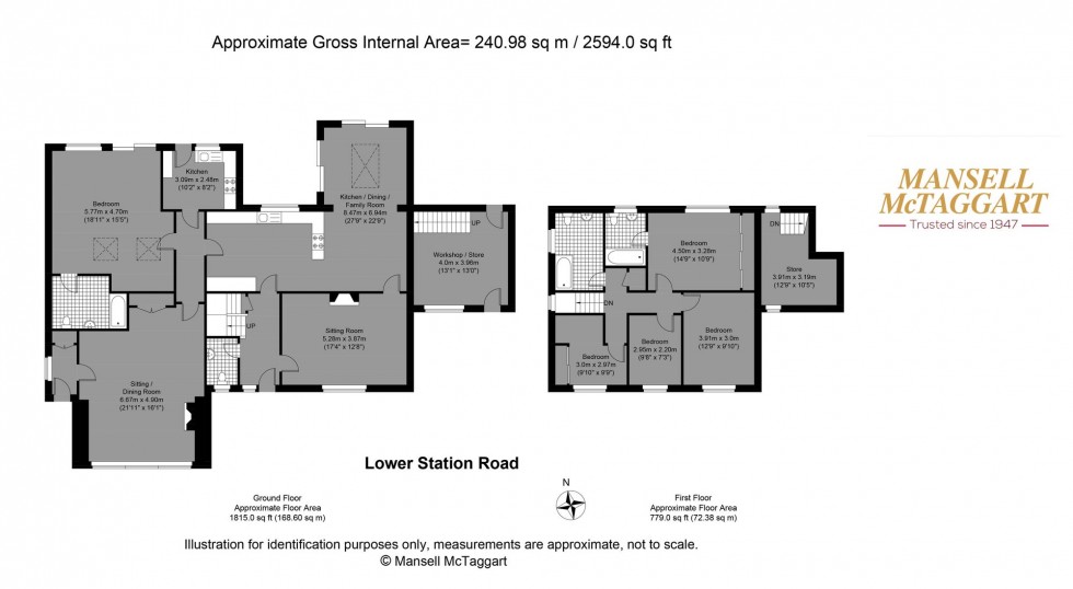 Floorplan for Lower Station Road, Henfield, BN5