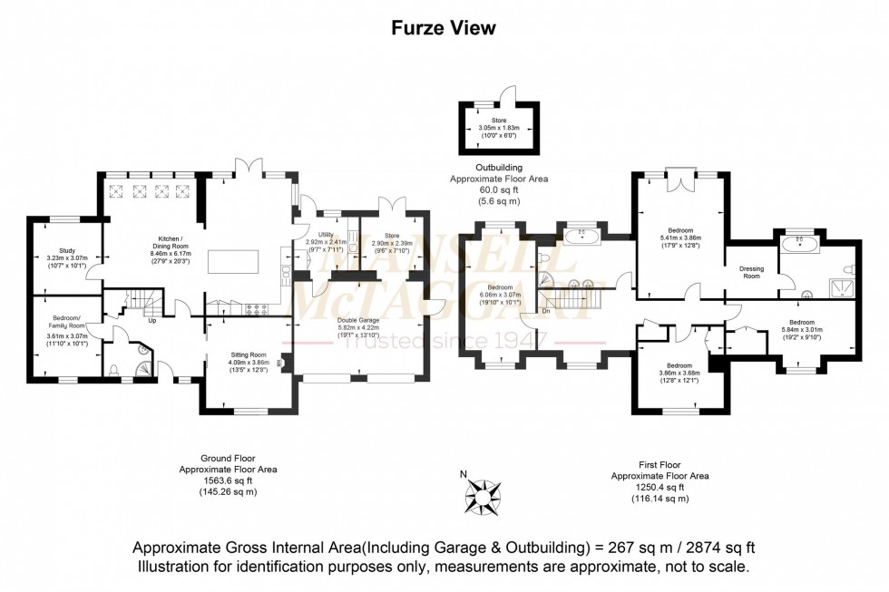 Floorplan for Furze View, Five Oaks, RH13