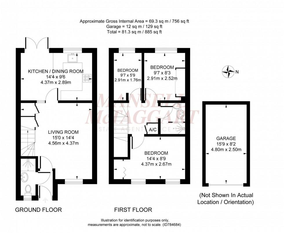 Floorplan for Hammonds Ridge, Burgess Hill, RH15