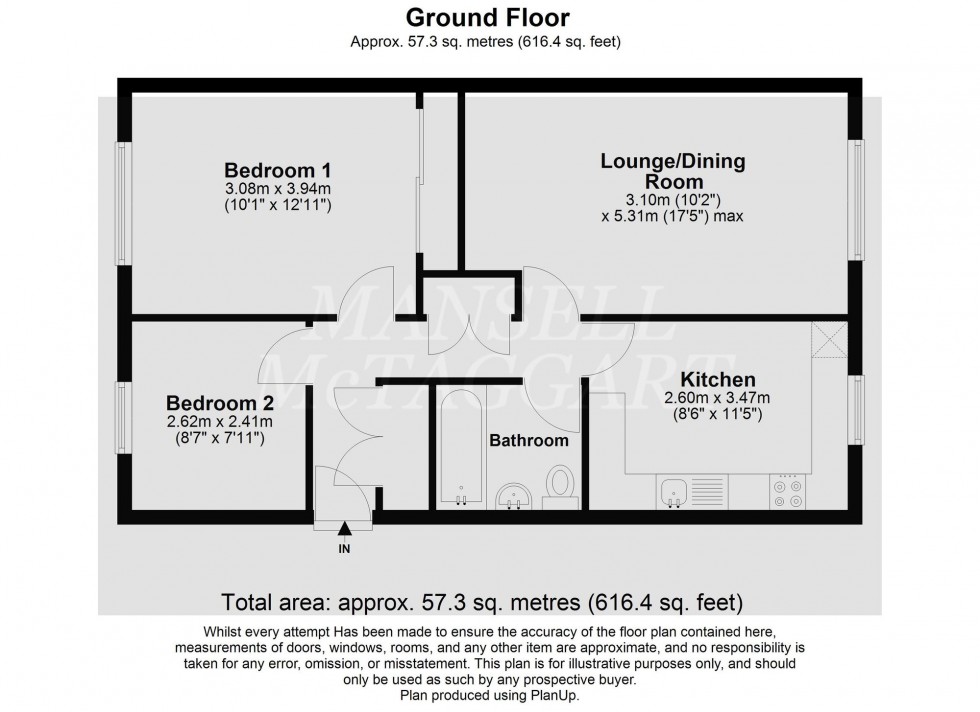 Floorplan for Chapel Road, Smallfield, RH6