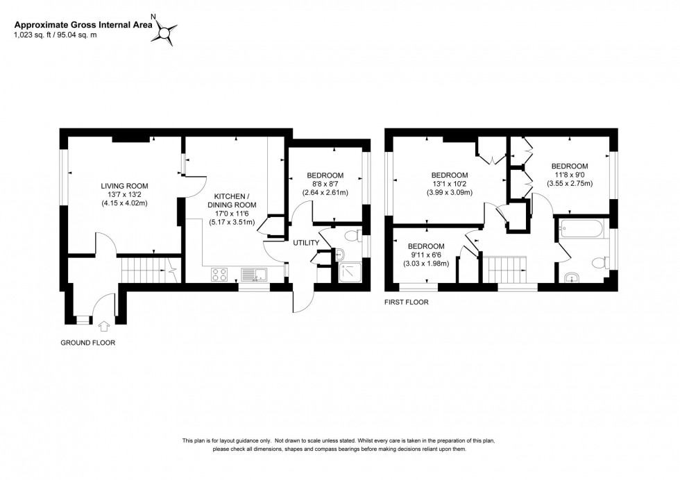 Floorplan for Priory Way, Haywards Heath, RH16
