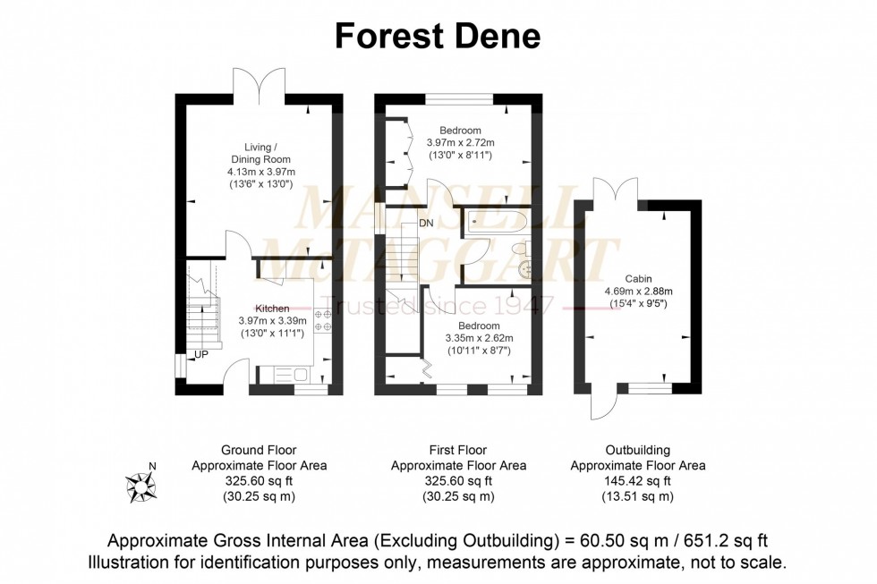 Floorplan for Forest Dene, Crowborough, TN6