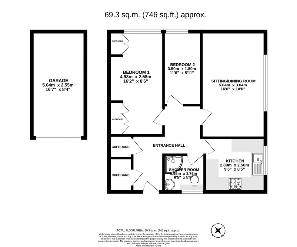 Floorplan for Hillmead, Crawley, RH11