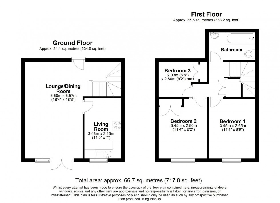 Floorplan for Hartfield Road, Forest Row, RH18